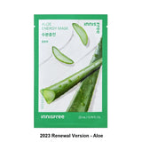 Innisfree Green Tea Energy Mask – hydrates and refreshes dull, fatigued skin