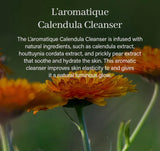 Laroma calendula cleanser unboxing with natural green box