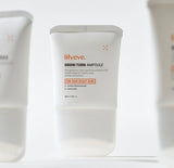 Lilyeve Relieve Grow Turn Ampoule 100ml bottle with 38-brush applicator for targeted scalp treatment