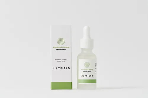LILYFIELD Advanced Calming Serum with Heartleaf (30ml) — front bottle shot with dropper