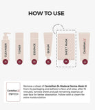 Applying Centellian24 Madeca Cream Power Boosting Advanced to face