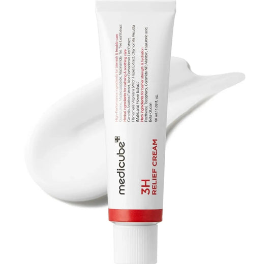 Medicube 3H Relief Cream 50ml daily soothing moisturizer for sensitive skin