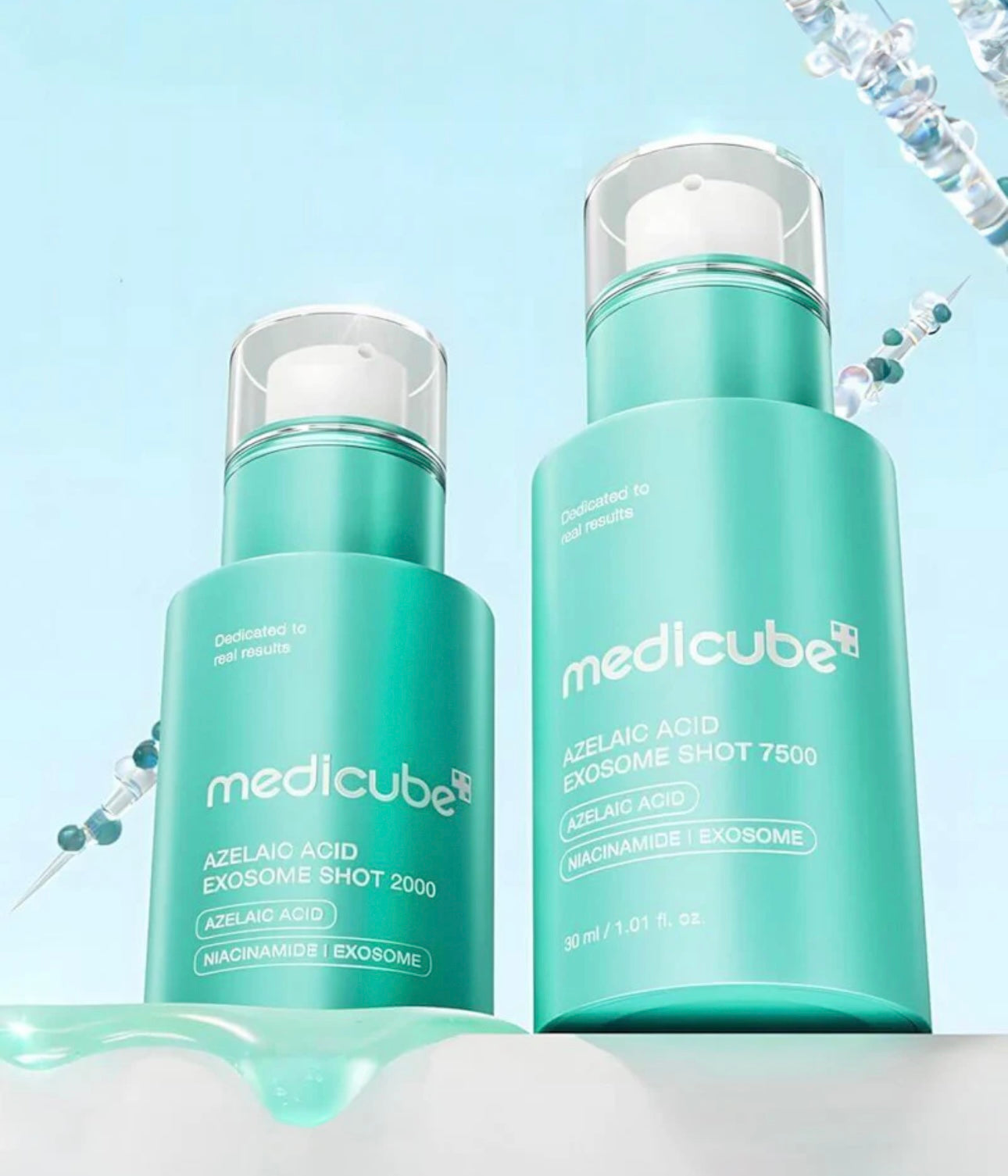 The Medicube Azelaic Acid Exosome Shot incorporated into a daily skincare routine.