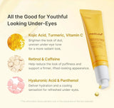 Precise applicator tip of the Medicube Kojic Acid Turmeric Vita Eye Gel Serum for easy application.