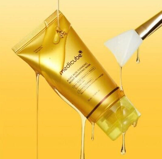 Medicube Kojic Acid Turmeric Night Wrapping Mask front view – premium Korean skincare solution