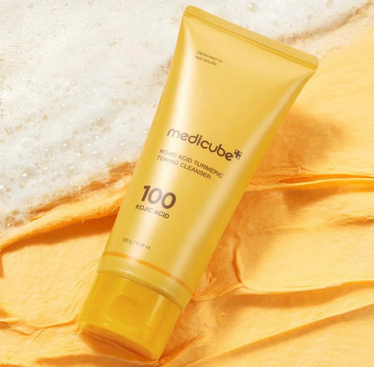 Medicube Kojic Acid Turmeric Toning Cleanser 120g official bottle for brightening skin