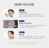 Quick dry formula of Medicube zero pore blackhead mud facial mask after 3 minutes