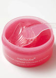 Close up of Medicube PDRN caffeine collagen eye patch hydrogel texture