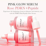 Ingredients label close-up showing Salmon PDRN (10,000 ppm), niacinamide and hyaluronic acid — a targeted pdrn serum formula