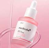 Medicube PDRN peptide serum with outer box — product packaging for the Medicube PDRN Pink Peptide Serum.