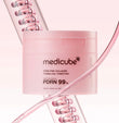 Medicube PDRN Pink Collagen Toning Gel Toner Pad 70 pads jar packaging front view.
