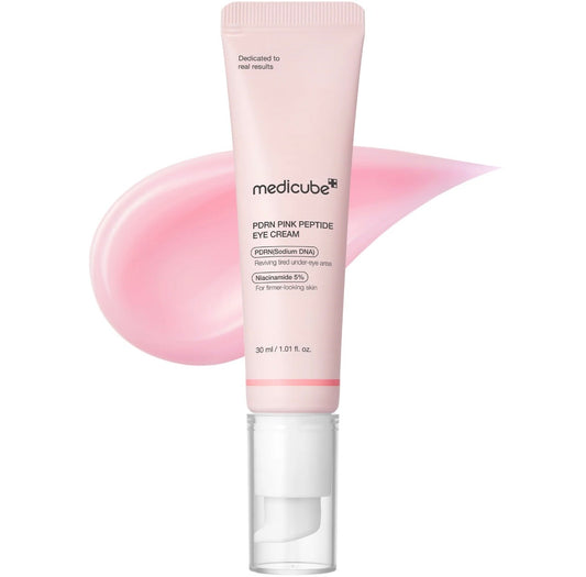 Medicube PDRN Pink Peptide Eye Cream 30ml – brightening and firming eye cream for dark circles