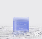 Mediheal Watermide Toner Pad box and jar showing 100 pads for pore tightening essence routine.