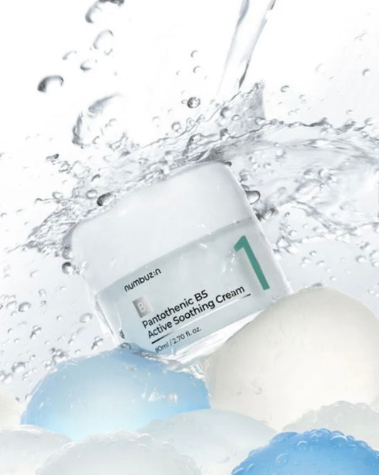 Numbuzin No 1 Pantothenic B5 Active Soothing Cream front view of 80ml jar