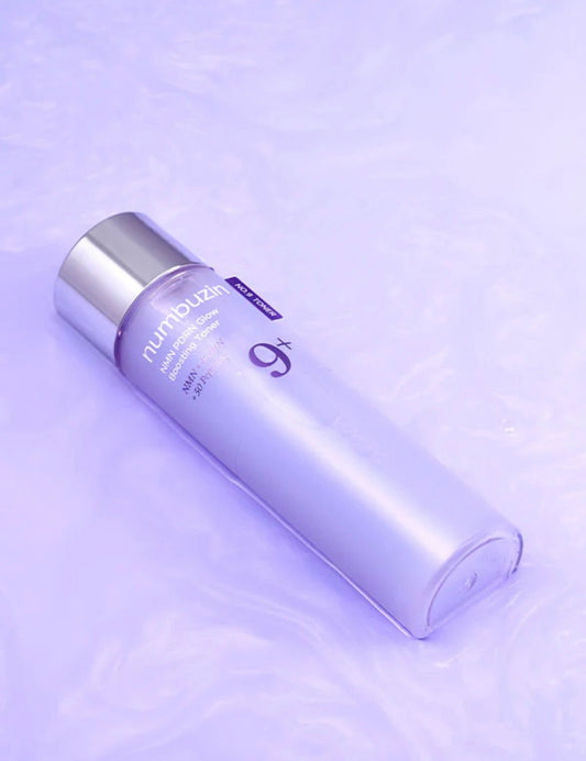 Numbuzin No.9 NAD+PDRN Glow Boosting Toner 150ml main bottle packaging on white background.