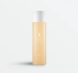 Numbuzin No.3 Super Glowing Essence Toner 200ml bottle front view, a skincare product designed to revive dull skin and tighten pores.