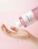 Non-sticky watery texture of Medicube PDRN Pink Cica Soothing Toner on skin
