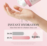 PDRN Pink Collagen Gel Masks 2pcs for glass skin glow and deep hydration