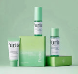 PURITO Seoul Wonder Releaf Centella Mini Kit Unscented — travel skincare set with toner, serum and cream for sensitive skin
