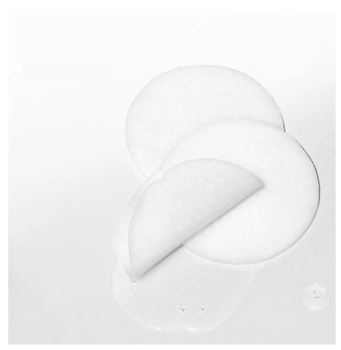 Close up of the dual-sided gauze embossed texture of the Reedle Shot synergy sparkling toner pad.