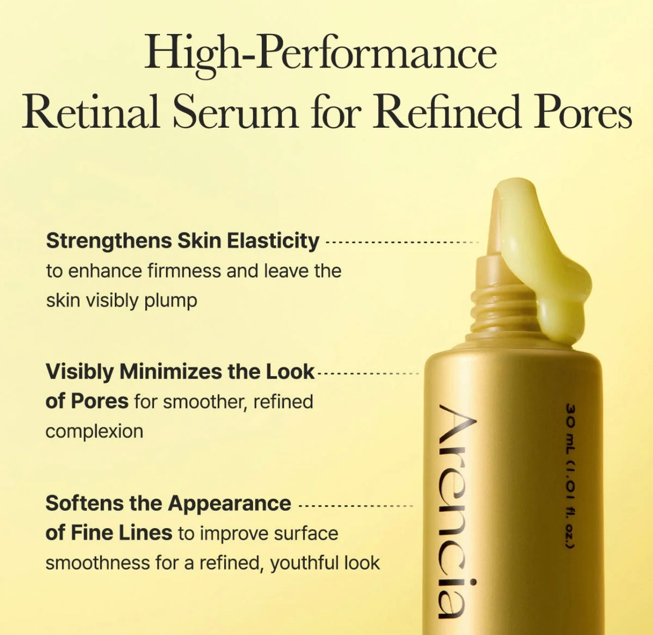 Key ingredients list of Arencia Retinal Booster Shot