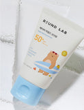 Nourishing hydration of Round Lab Baby Mild Cream SPF 50 PA on skin