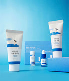 Round Lab Birch Juice Trial Kit – complete set with cleanser, toner, ampoule, and cream for hydrated skin
