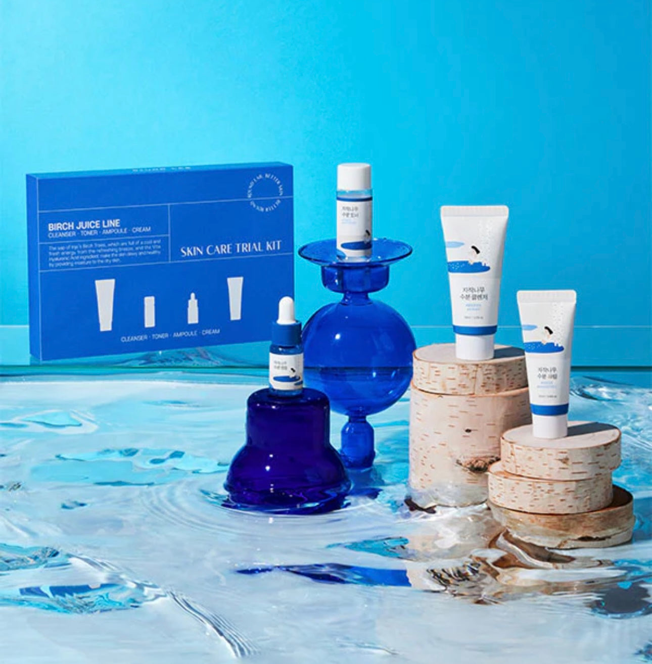 Birch Juice Trial Kit Demo – natural birch juice from Inje County and hyaluronic acid