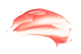 Pinkish-red smear on a white background