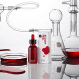 Front view of SKIN1004 Bloody Peel bottle brightening peeling serum for smoother, clearer skin.
