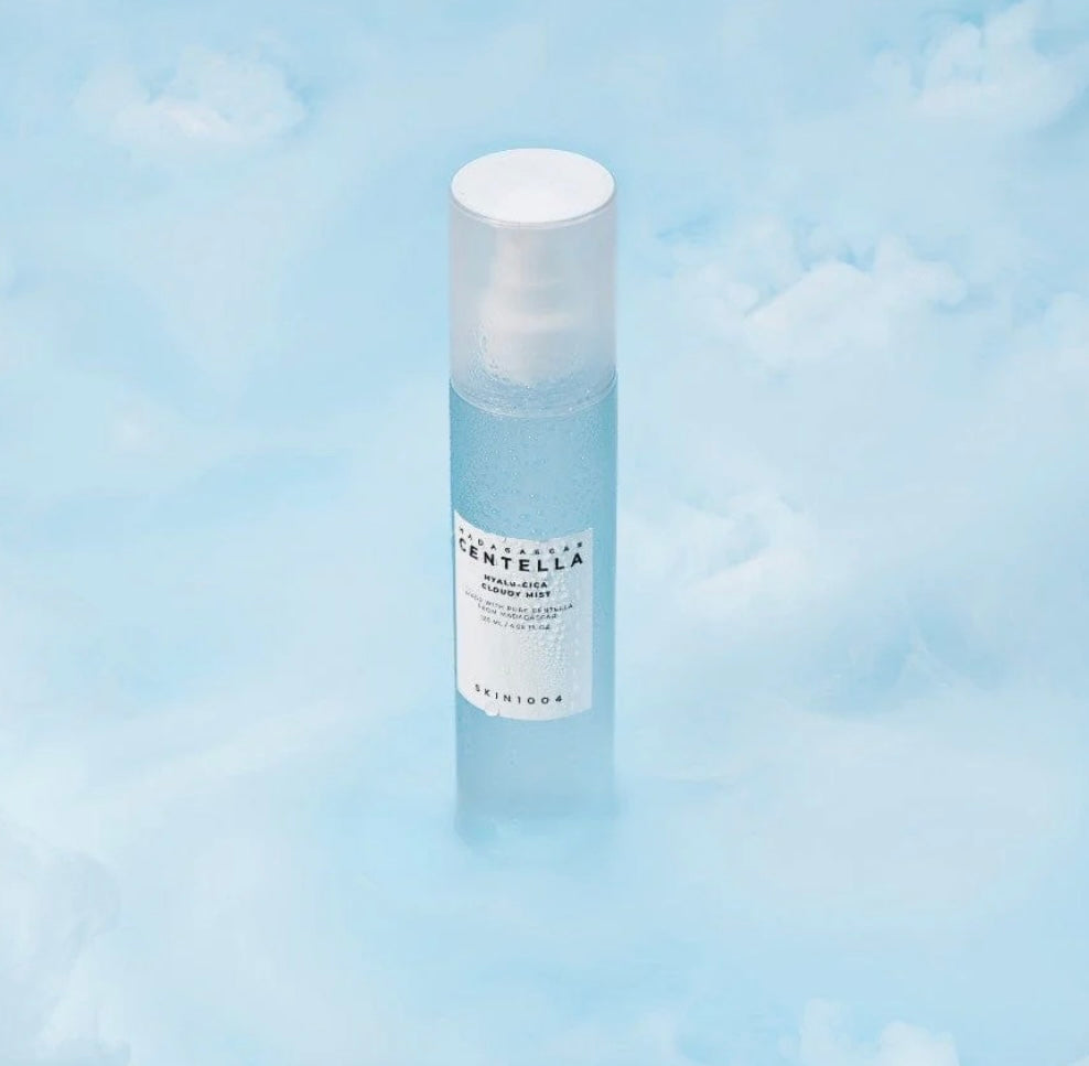 Skin1004 Madagascar Centella Hyalu Cica cloudy mist packaging with brand design