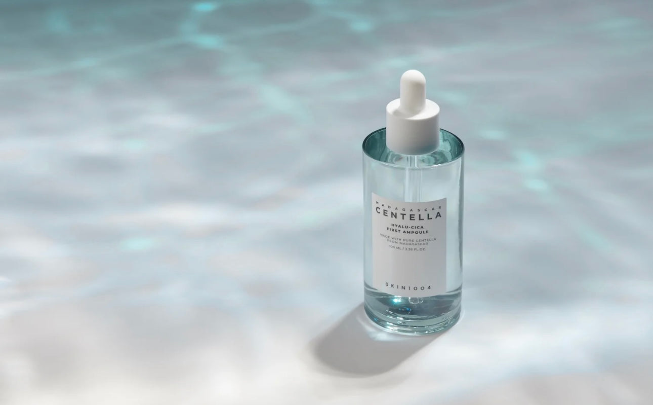 Fresh Centella Asiatica leaf from Madagascar, key soothing ingredient in the SKIN1004 Hyalu Cica ampoule