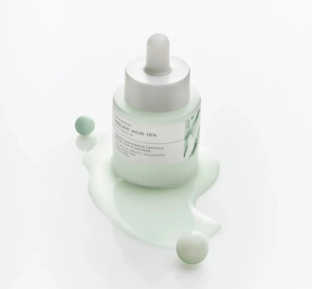 Key ingredients in SKIN1004 Madagascar Centella Azelaic Acid 10 Ampoule – Centella Asiatica, 10% Azelaic Acid, Panthenol, Hyaluronic Acid