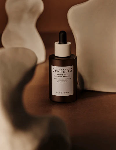 Close-up of the ampoule texture — hydrating, non-greasy formula of the Madagascar Centella Probio-Cica Intensive Ampoule.