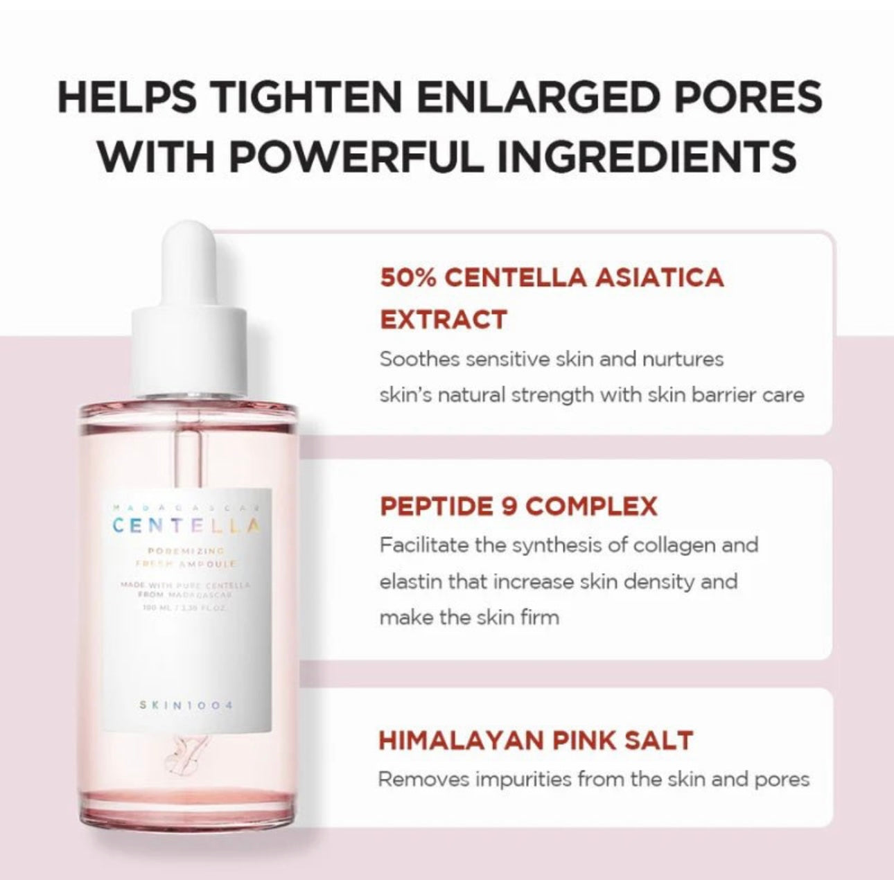 Skin1004 Poremizing Fresh Ampoule bottle design