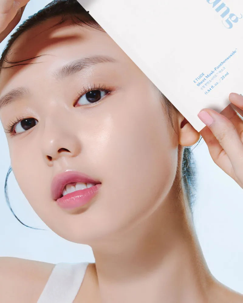 Perfect fit of SoonJung Panthensoside sheet mask on skin