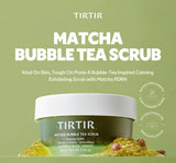 TIRTIR Matcha Bubble Scrub with matcha PDRN and konjac gel texture