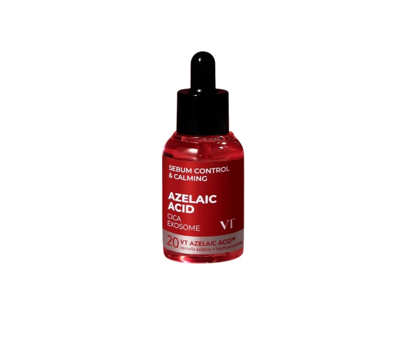 VT Cosmetics Azelic A1 Calming Ampoule 30ml front box packaging for soothing sensitive skin.