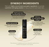 Texture detail showing the VT Black Truffle Reedle Shot's serum with micro Cica Reedle™ particles.
