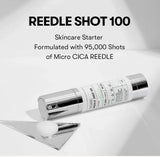 Texture of Reedle Shot 100 Essence on hand — lightweight serum consistency demonstration
